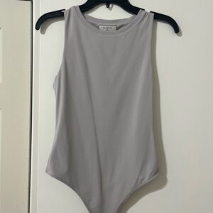 NWOT Aritzia Grey Bodysuit